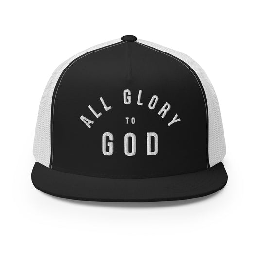 All Glory to God Embroidered Trucker Hat