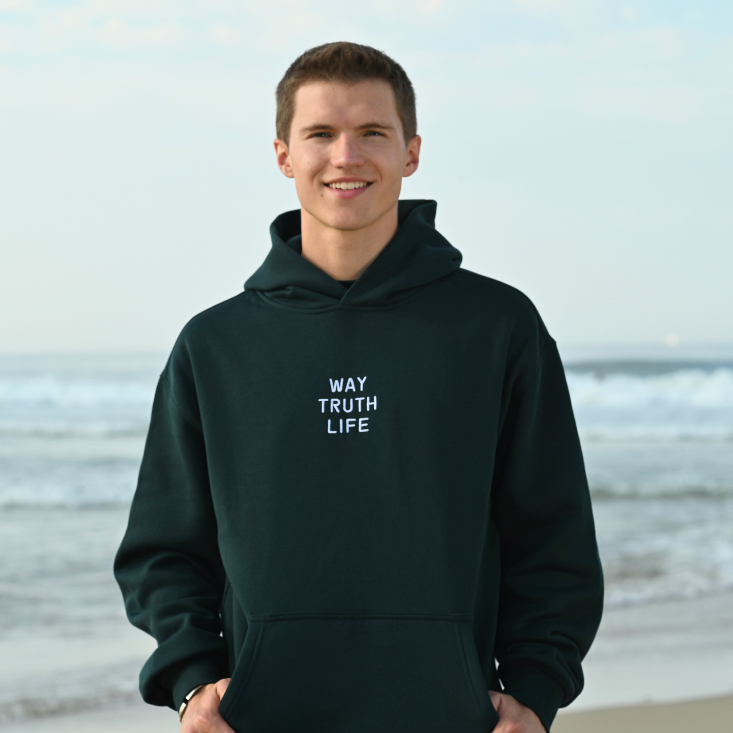 Way Truth Life Embroidered Hoodie