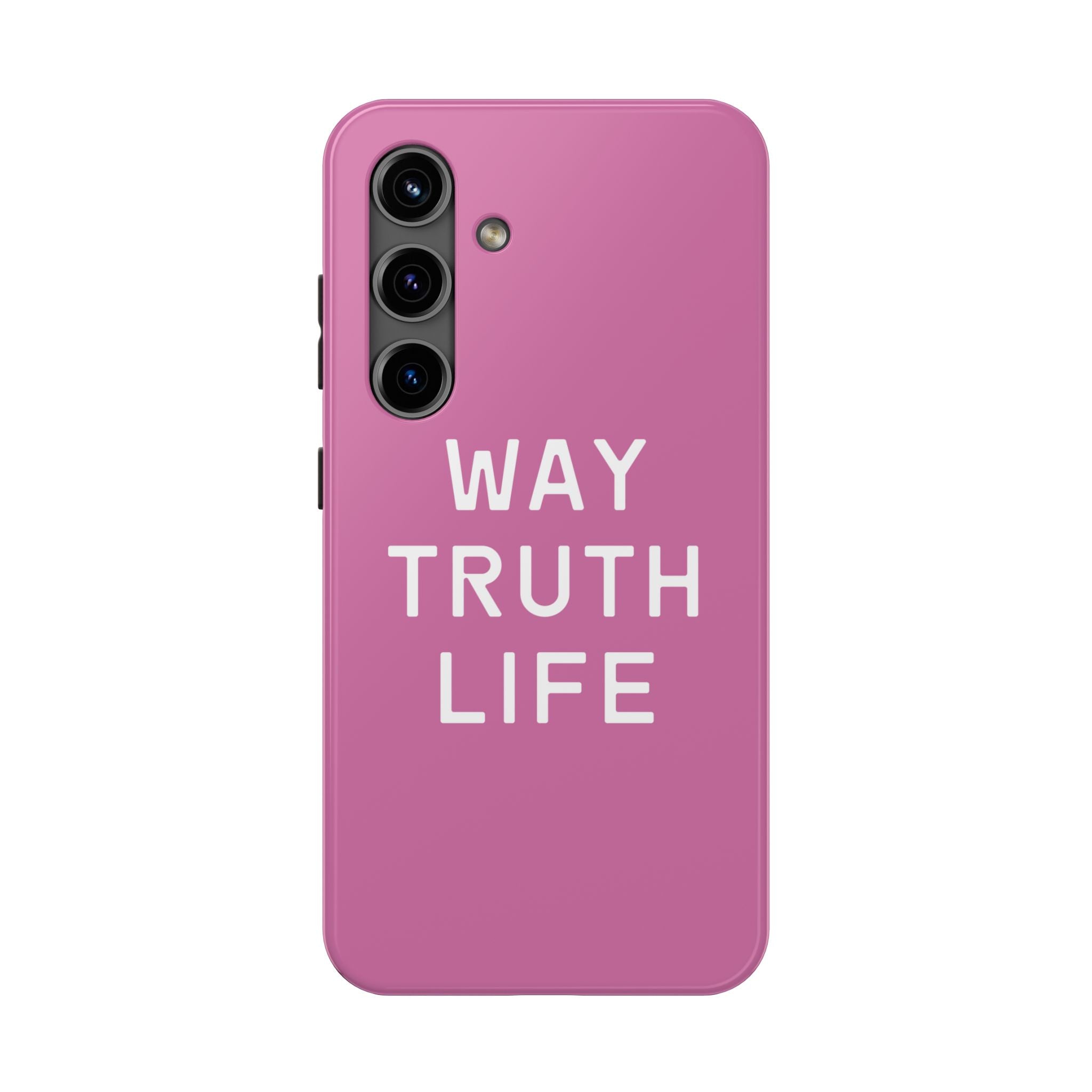 Way Truth Life Phone Case (Pink)