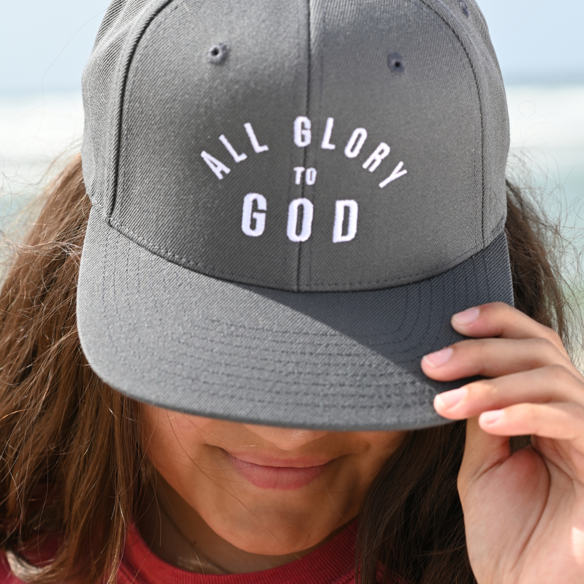 All Glory to God Embroidered Snapback Hat