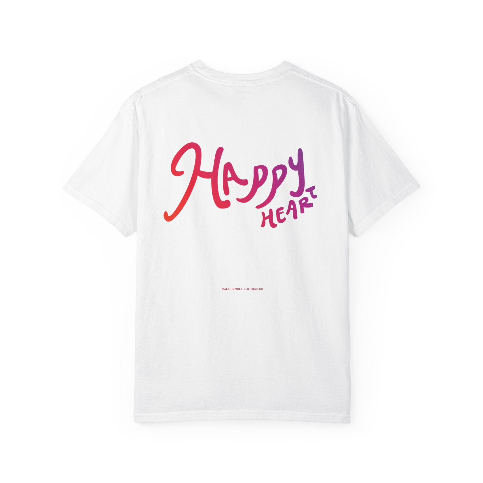 Humble Heart, Happy Heart Garment-Dyed Tee (Sunset)