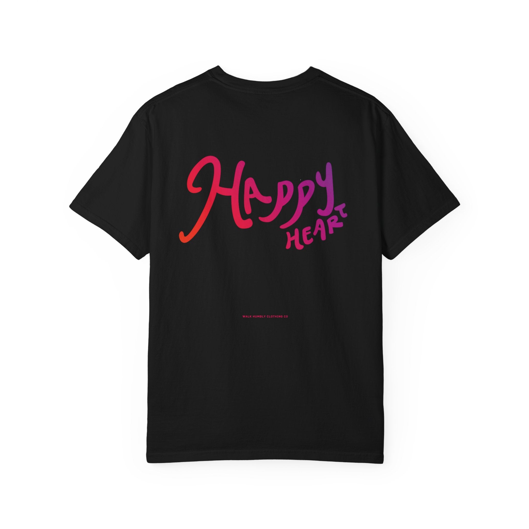 Humble Heart, Happy Heart Garment-Dyed Tee (Sunset)