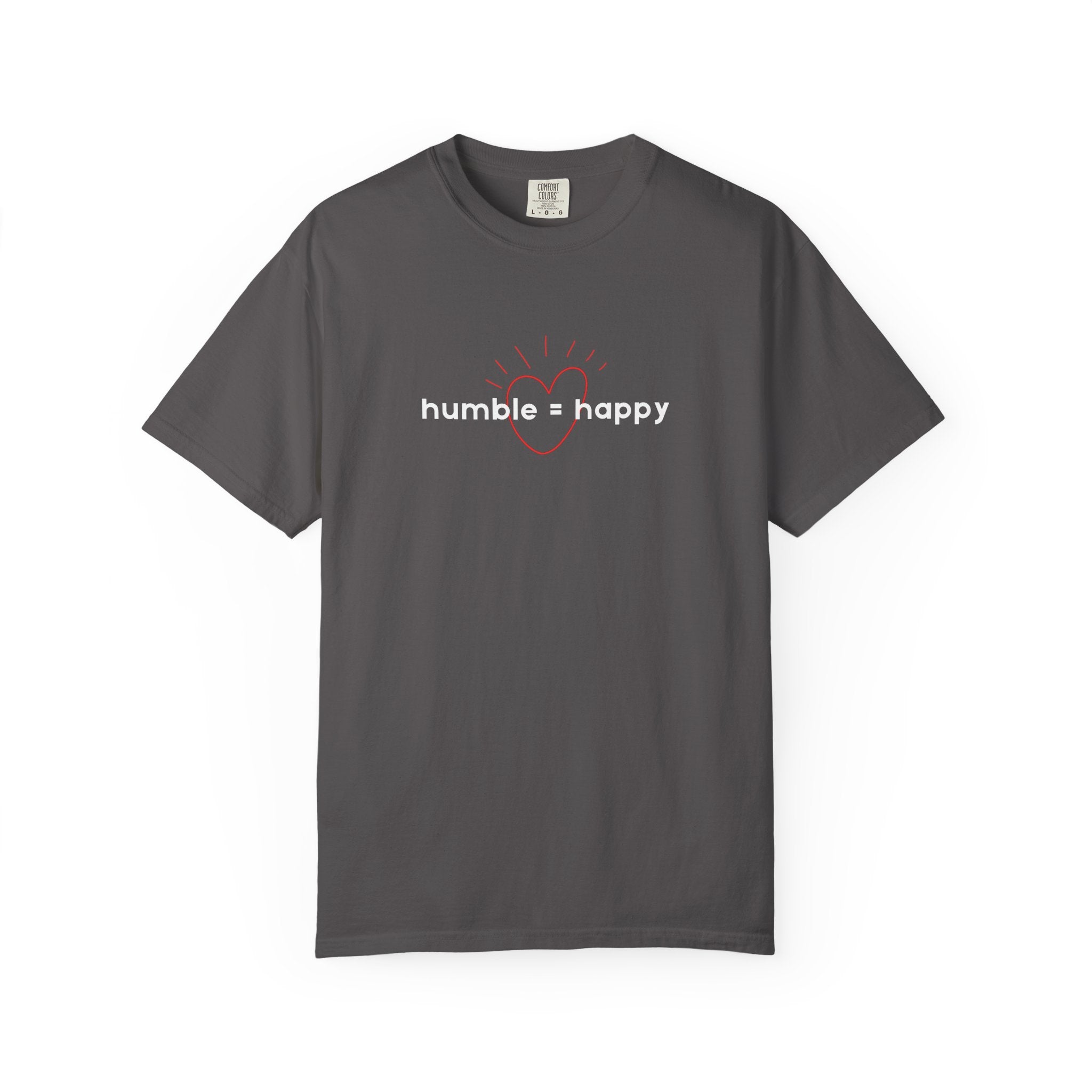 humble = happy garment-dyed tee