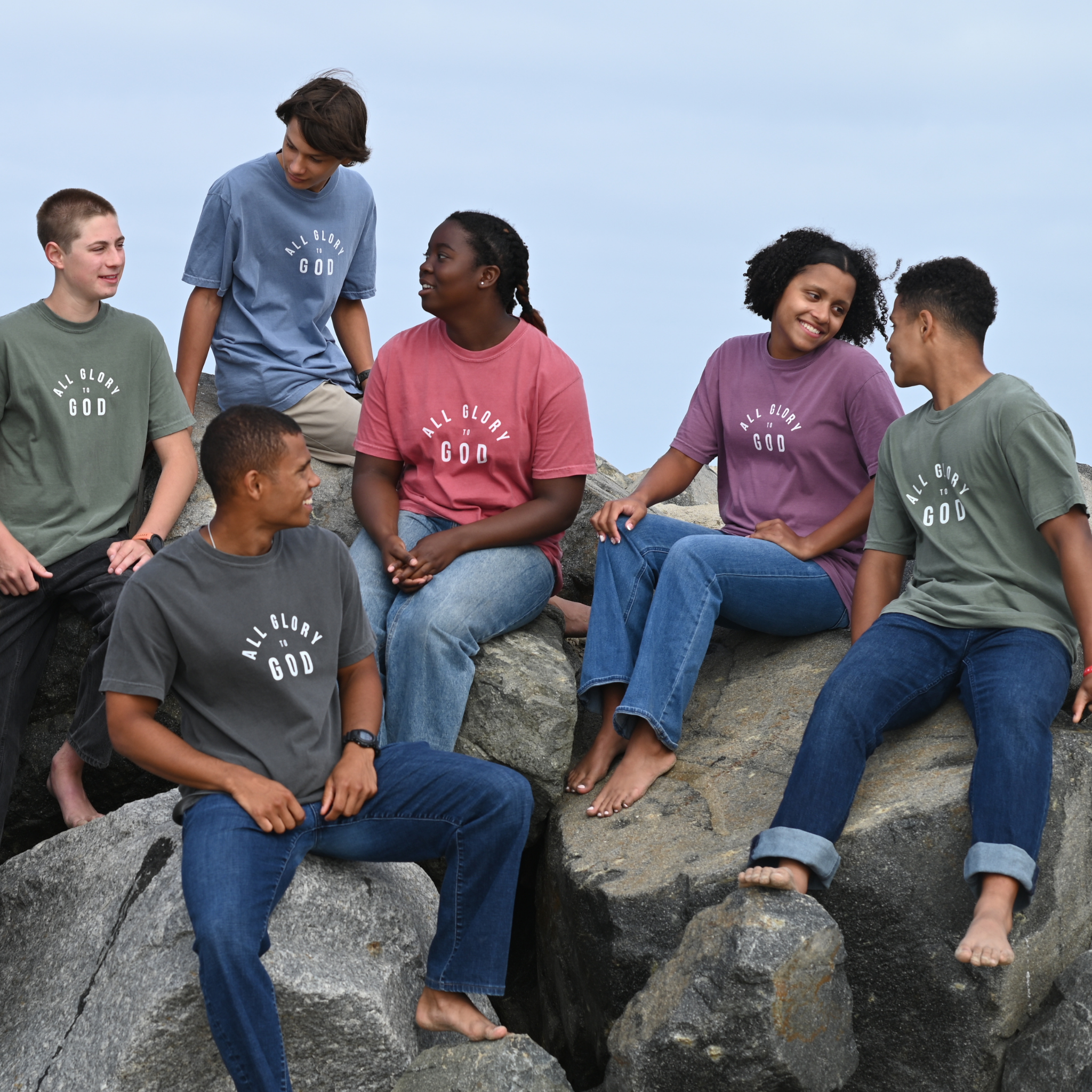 All Glory to God Garment-Dyed Tee