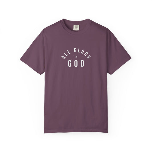 All Glory to God Garment-Dyed Tee