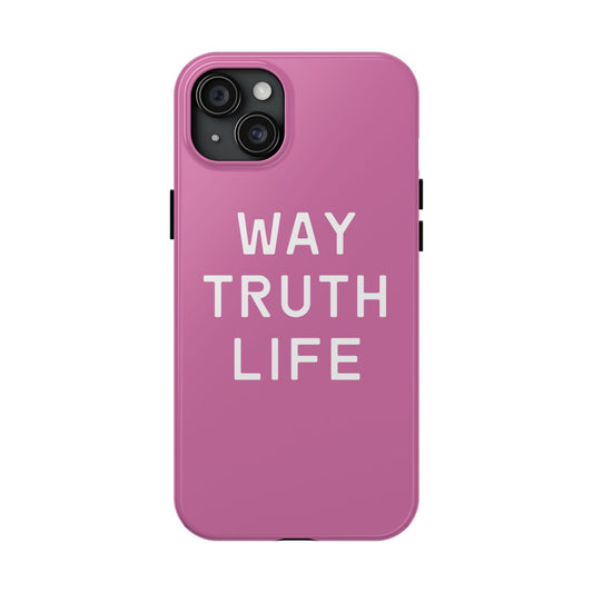Way Truth Life Phone Case (Pink)