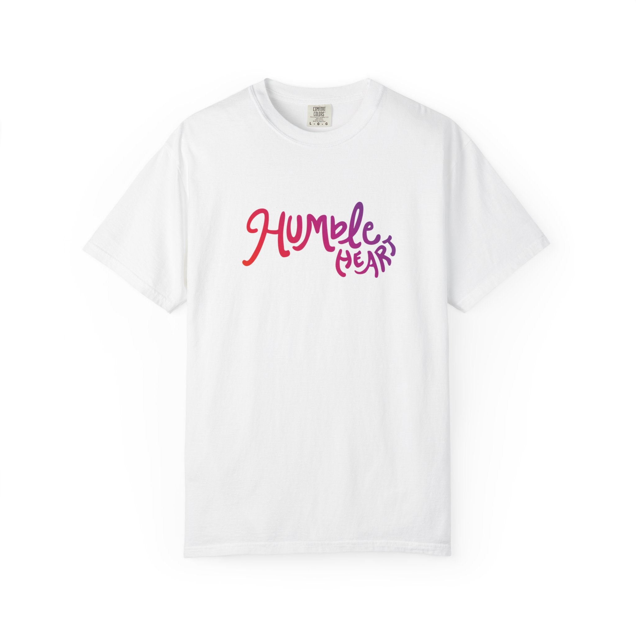 Humble Heart, Happy Heart Garment-Dyed Tee (Sunset)