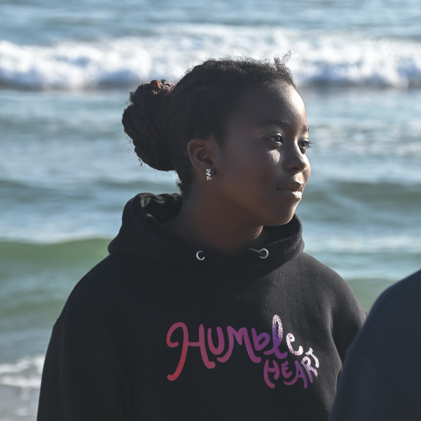 Humble Heart = Happy Heart Hoodie (Sunset)