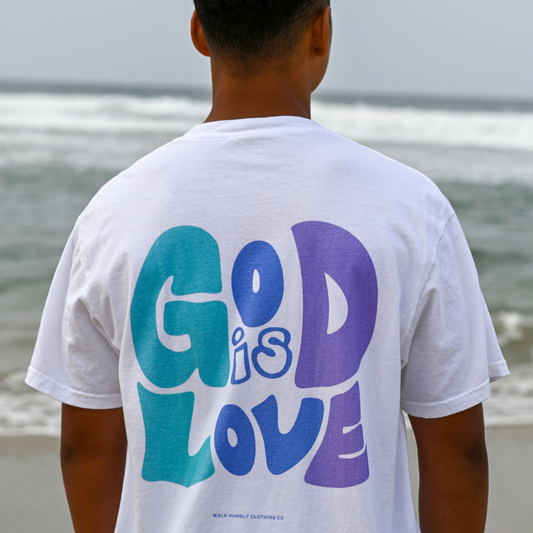 God is Love Garment-Dyed Tee