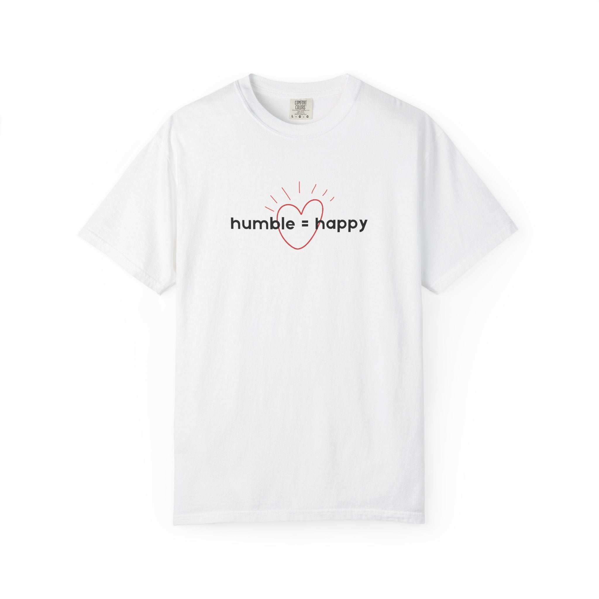 humble = happy garment-dyed tee