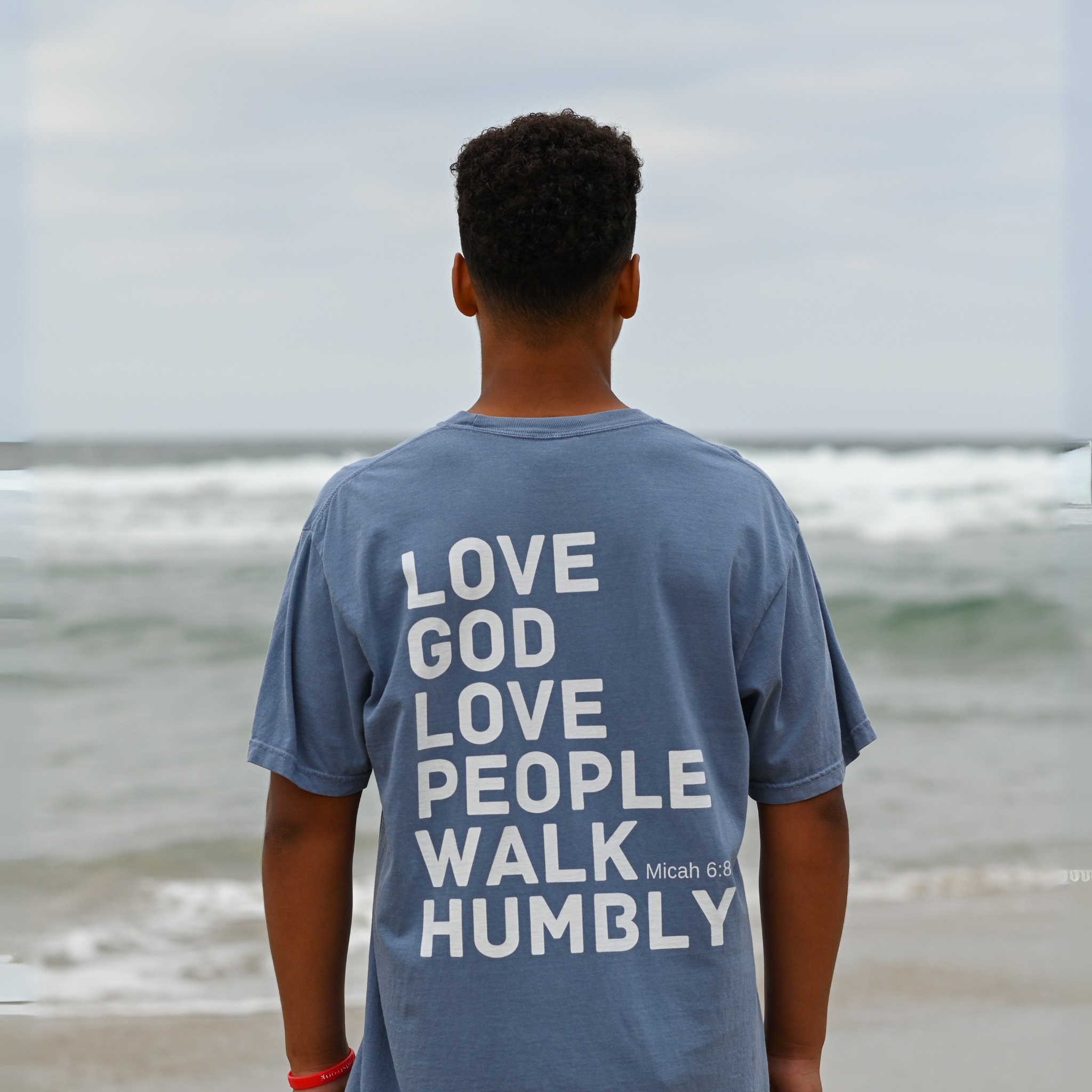 Love God. Love People. Walk Humbly. Garment-Dyed Tee