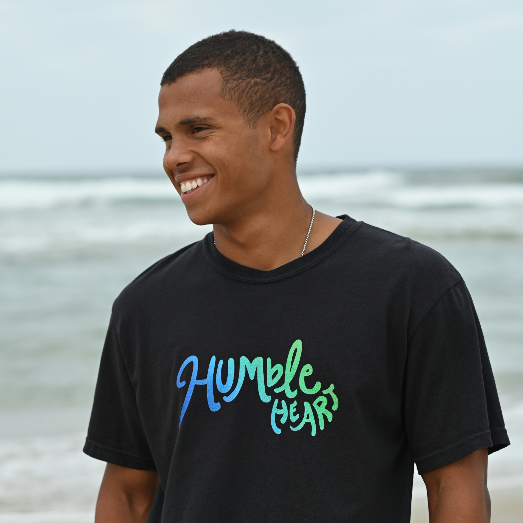 Humble Heart, Happy Heart Garment-Dyed Tee (Laguna)