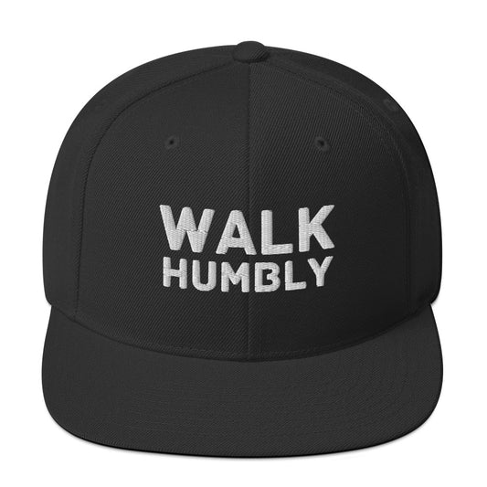 Walk Humbly Embroidered Hat