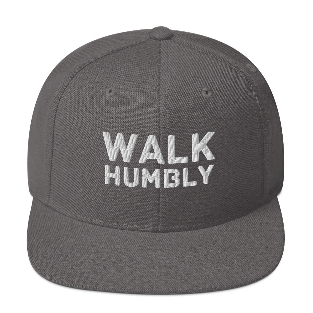 Walk Humbly Embroidered Hat