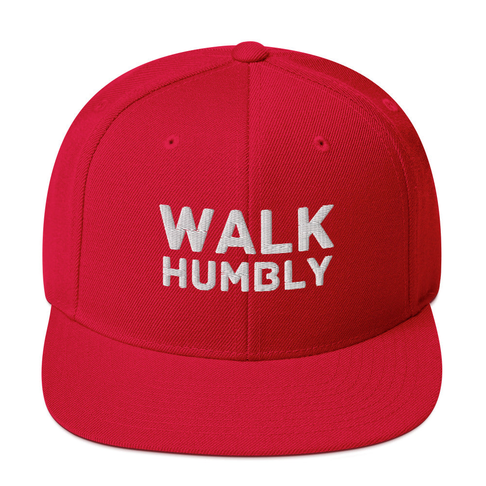 Walk Humbly Embroidered Hat