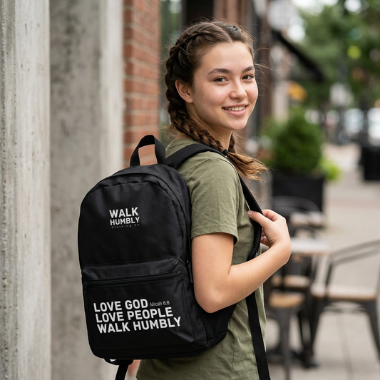 Walk Humbly Backpack
