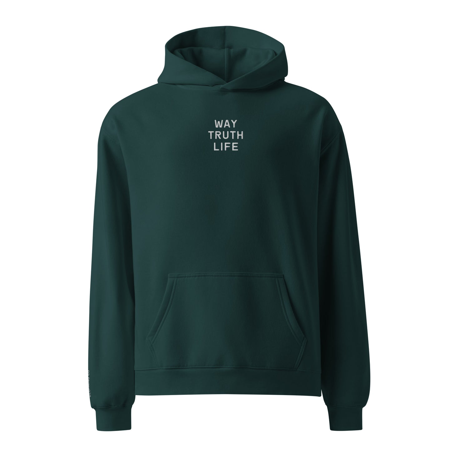 Way Truth Life Embroidered Hoodie