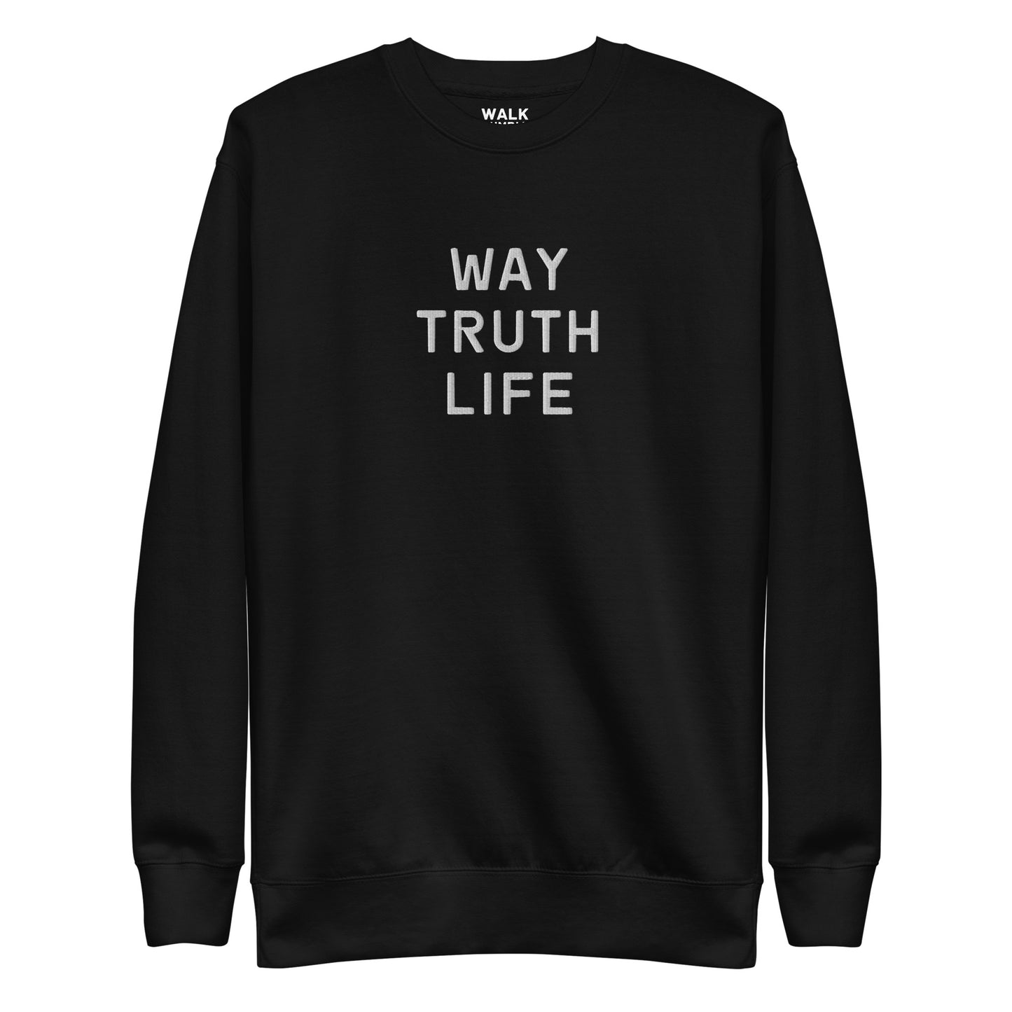 Way Truth Life Embroidered Crew