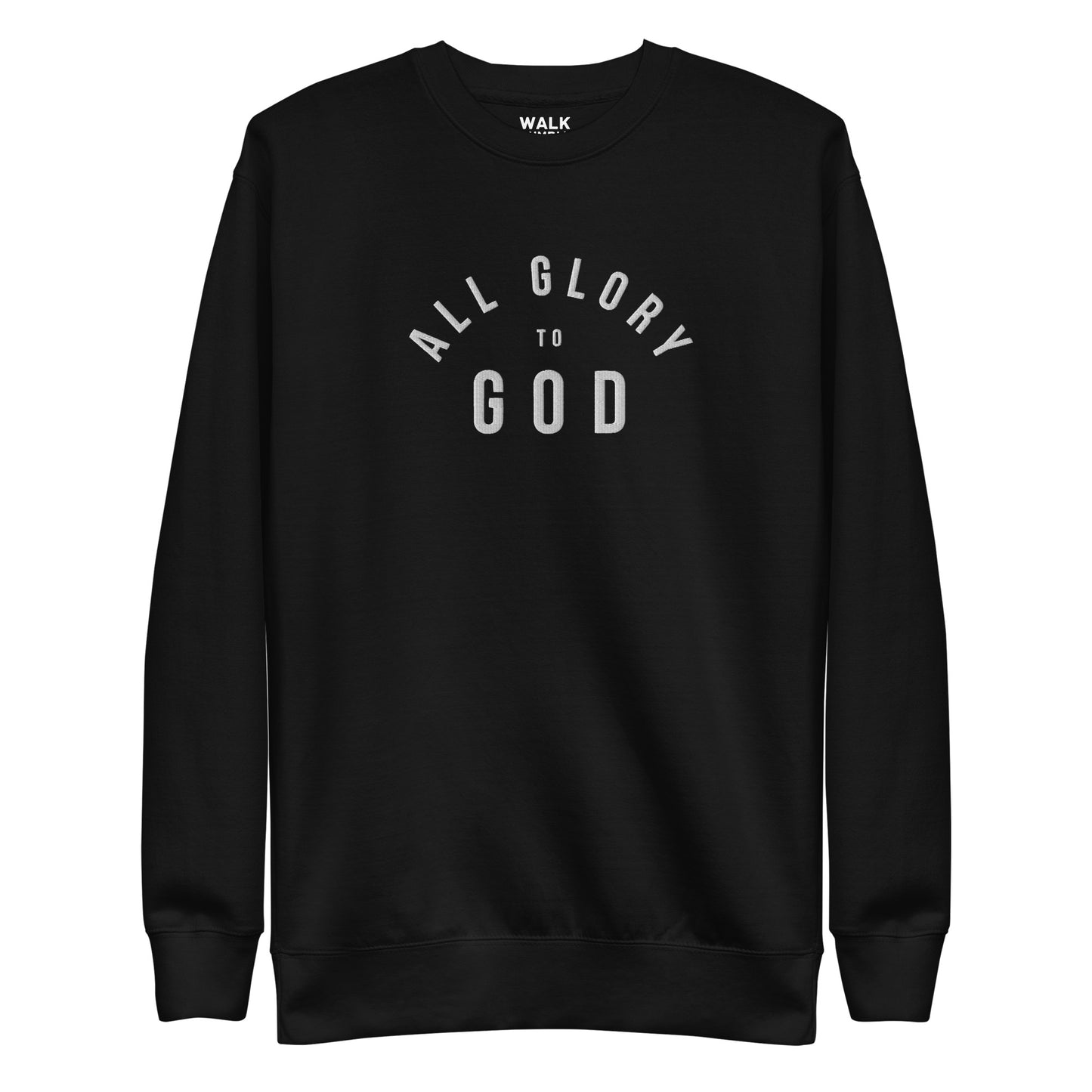 All Glory to God Embroidered  Crew