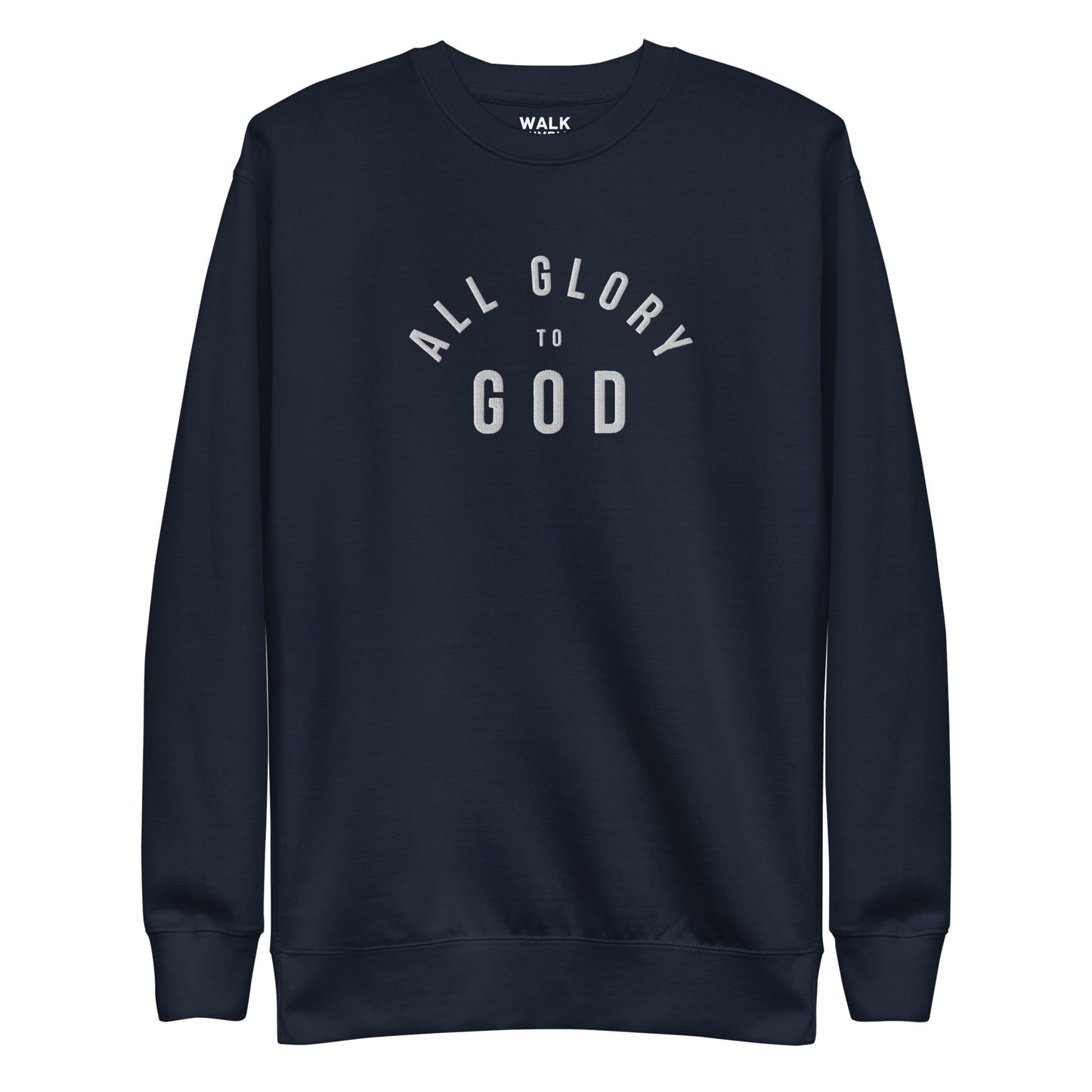 All Glory to God Embroidered  Crew