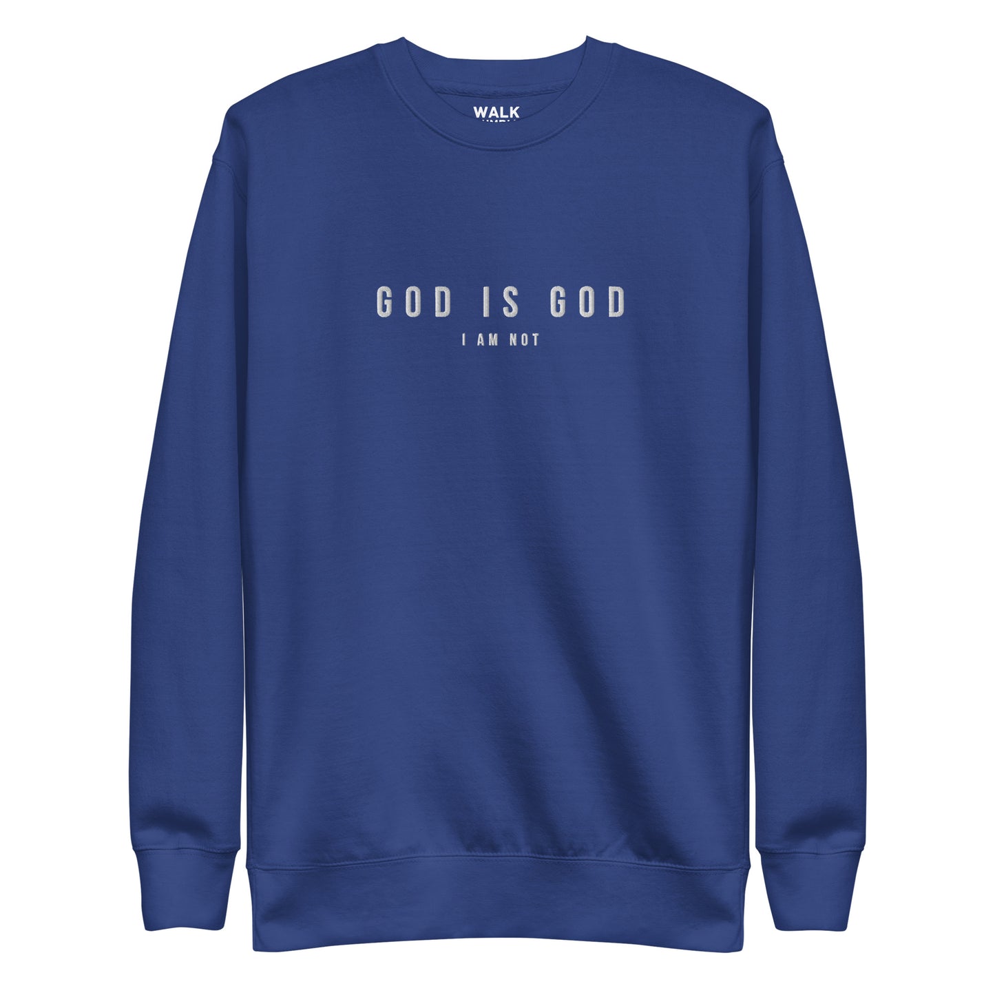 God is God Embroidered Crew