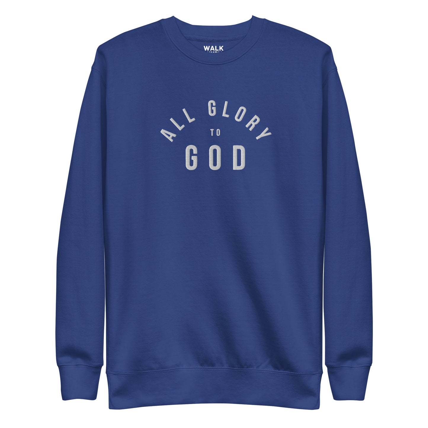 All Glory to God Embroidered  Crew